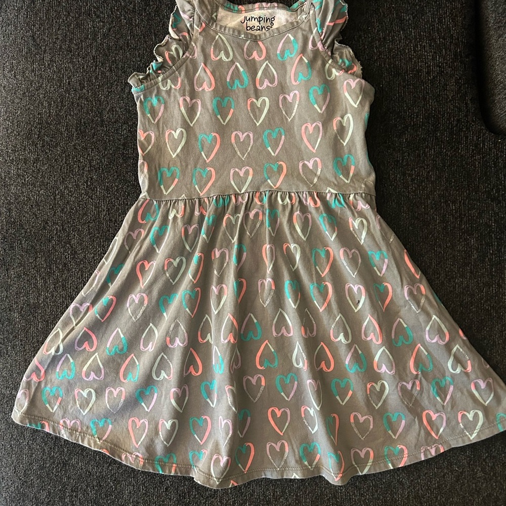 Jumping Beans Green Flutter Sleeve Sundress